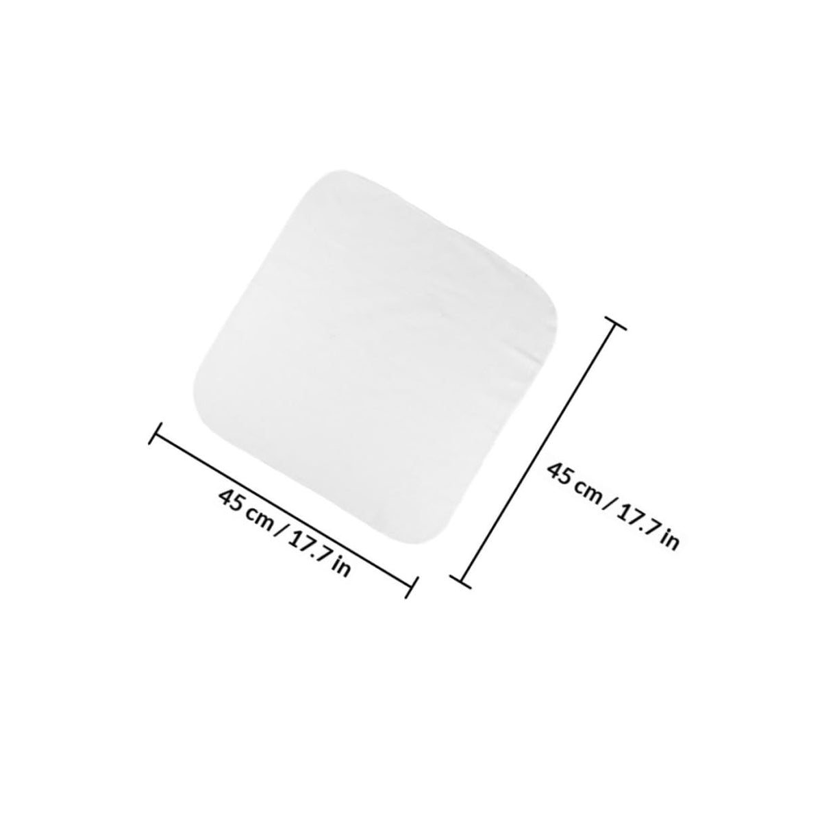 Cotton Gauze Filter Cloth 45x45cm 5pcs L91660