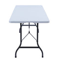 White 6 ft Foldable Plastic Table G66850