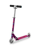 Foldable LED Scooter 2 Wheel Adjustable T Bar H621