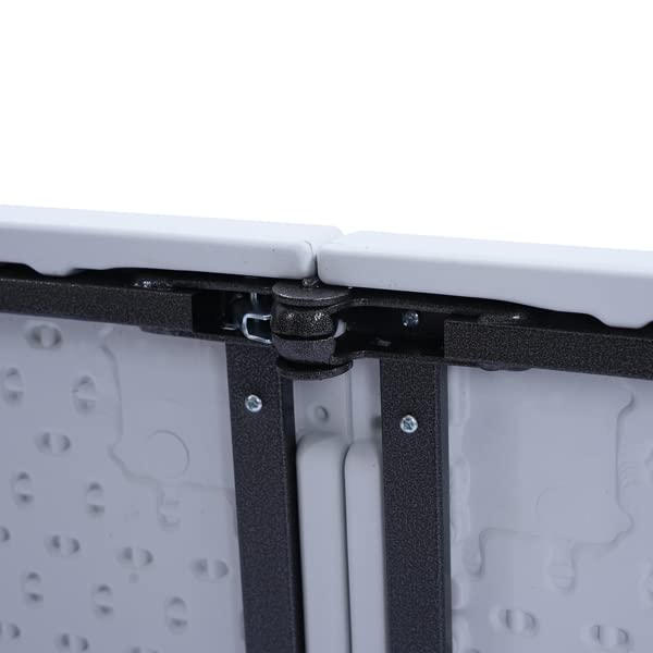 White 6 ft Foldable Plastic Table G66850