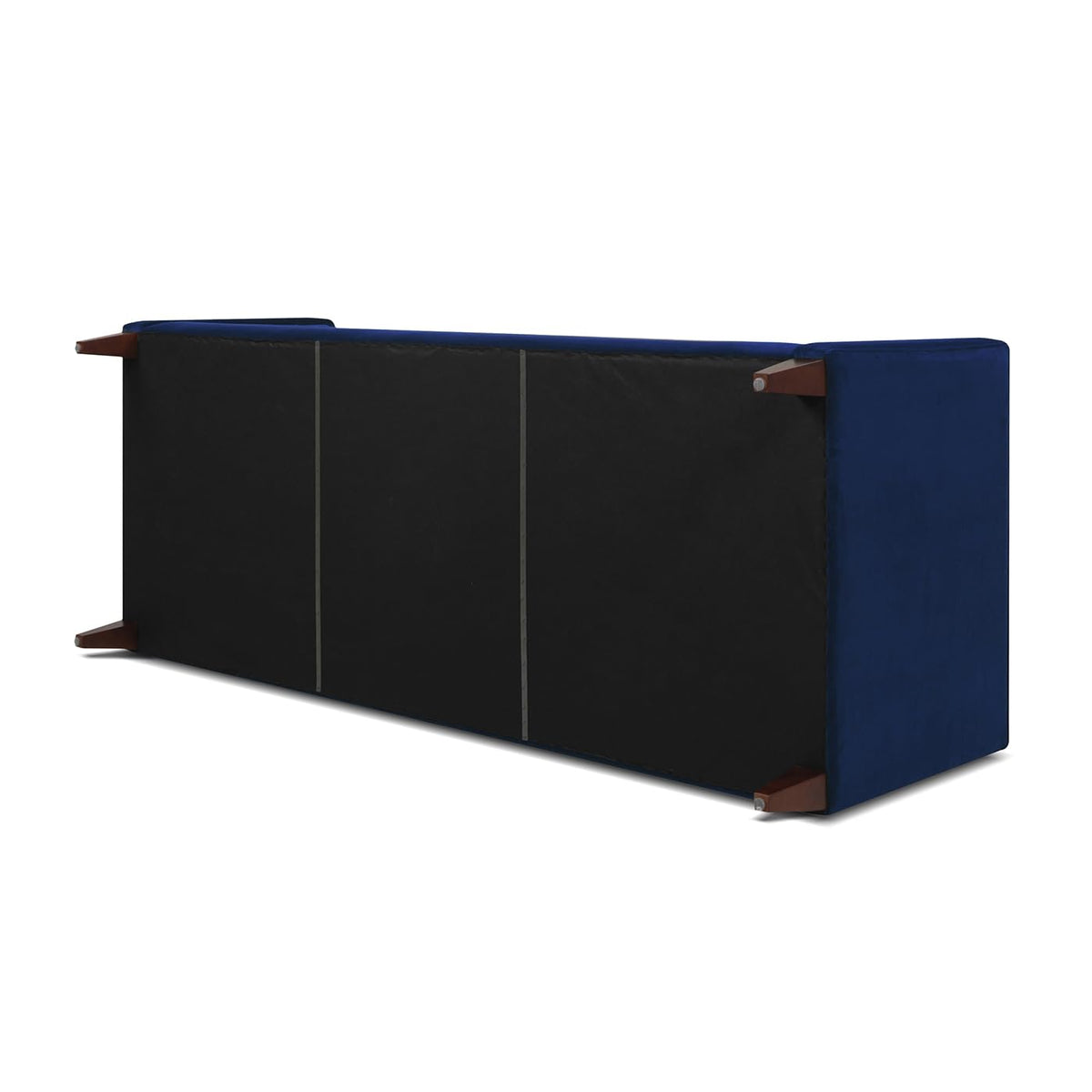 84" Navy Blue Velvet Tufted Sofa U24826