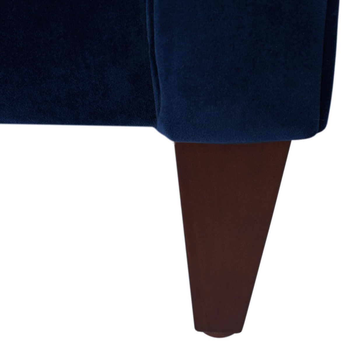 84" Navy Blue Velvet Tufted Sofa U24826