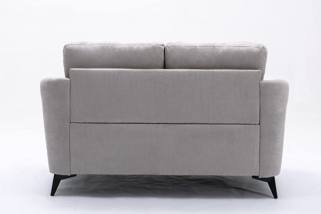 Light Gray Upholstered Loveseat B530474