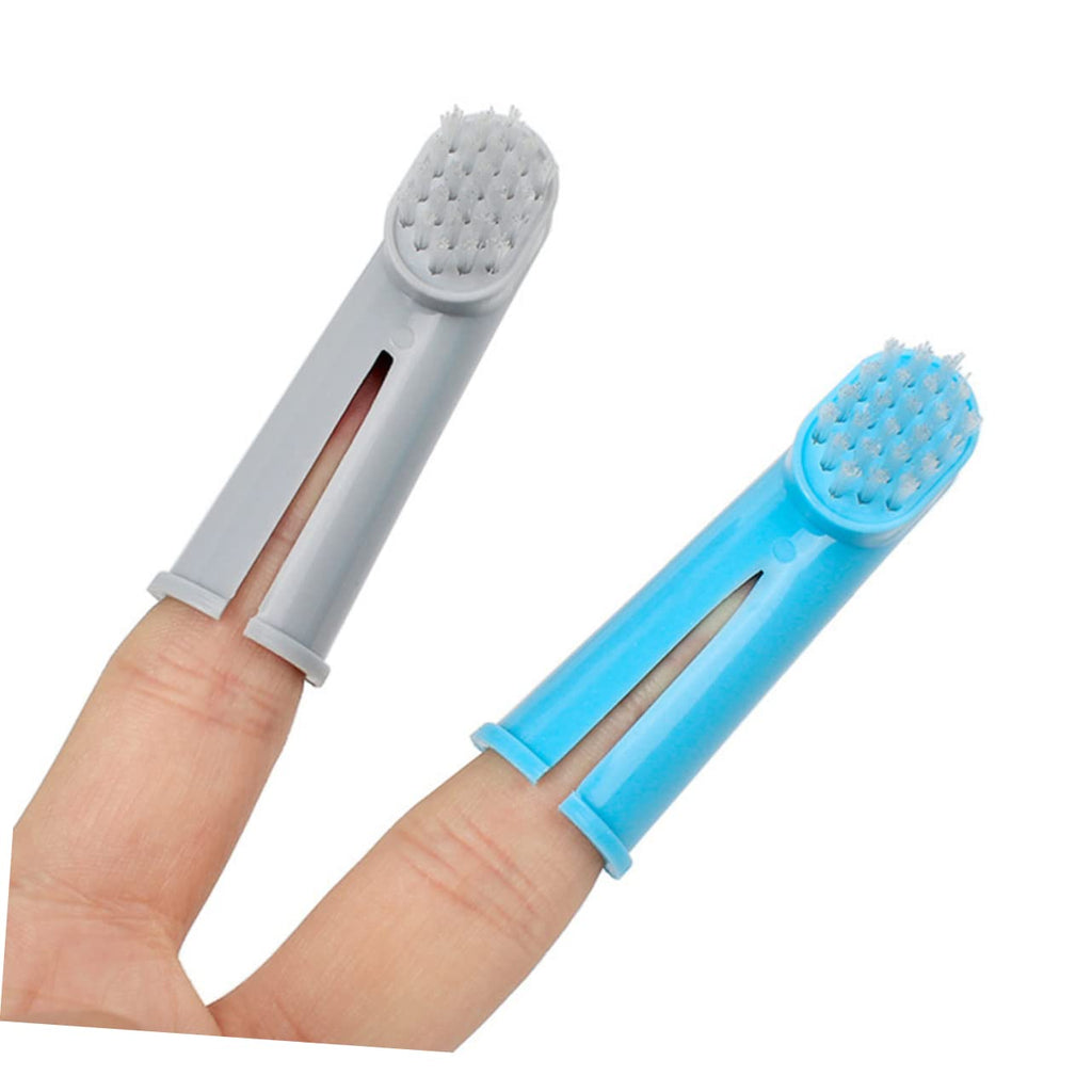 15 Pc Dual-Headed and Finger Pet Toothbrushes J519