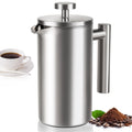 12 OZ Stainless Steel French Press Coffee Maker O72981