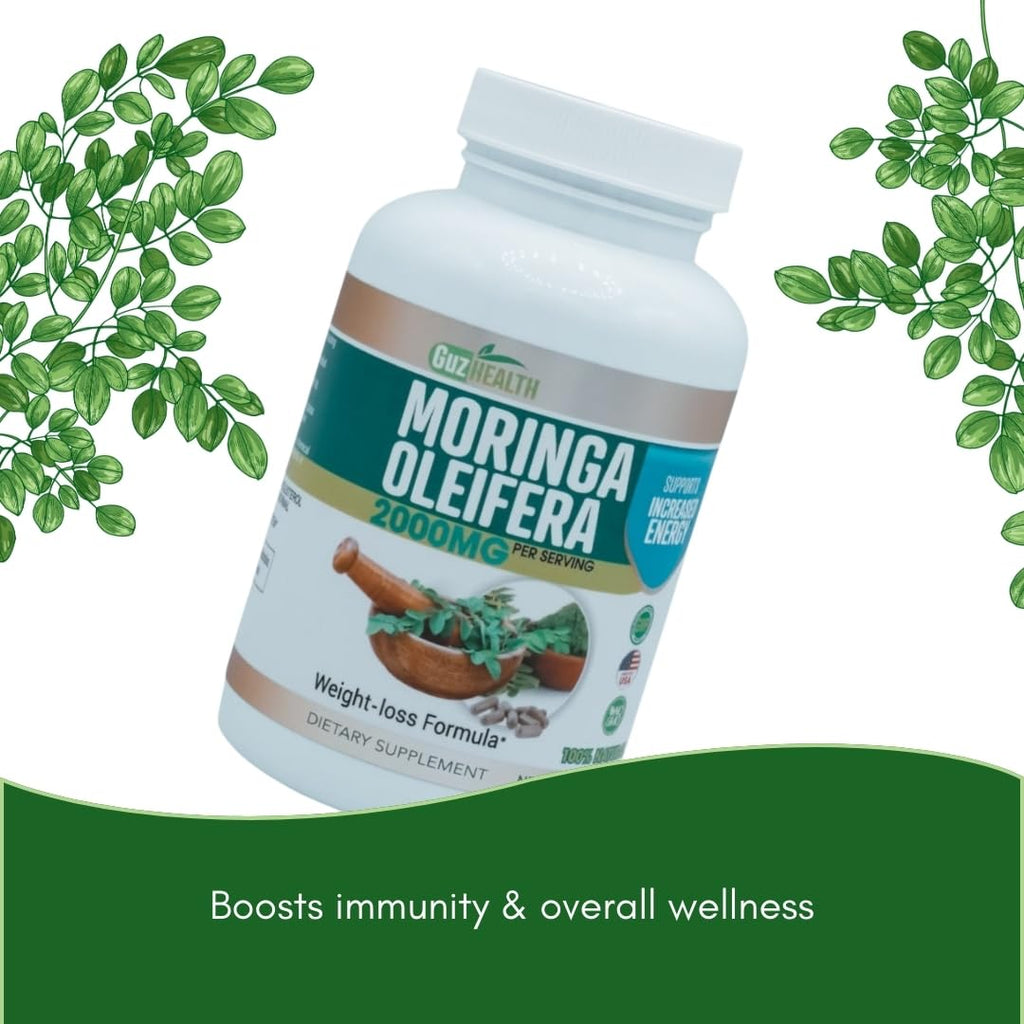 Moringa Oleifera 2000mg Capsules 120 Count Z924061