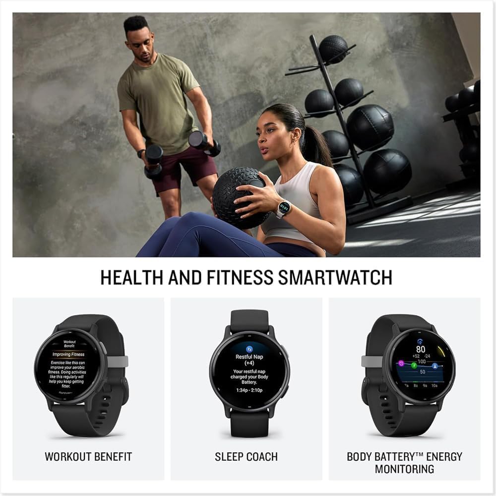 Health and Fitness GPS Smartwatch AMOLED Display P4745