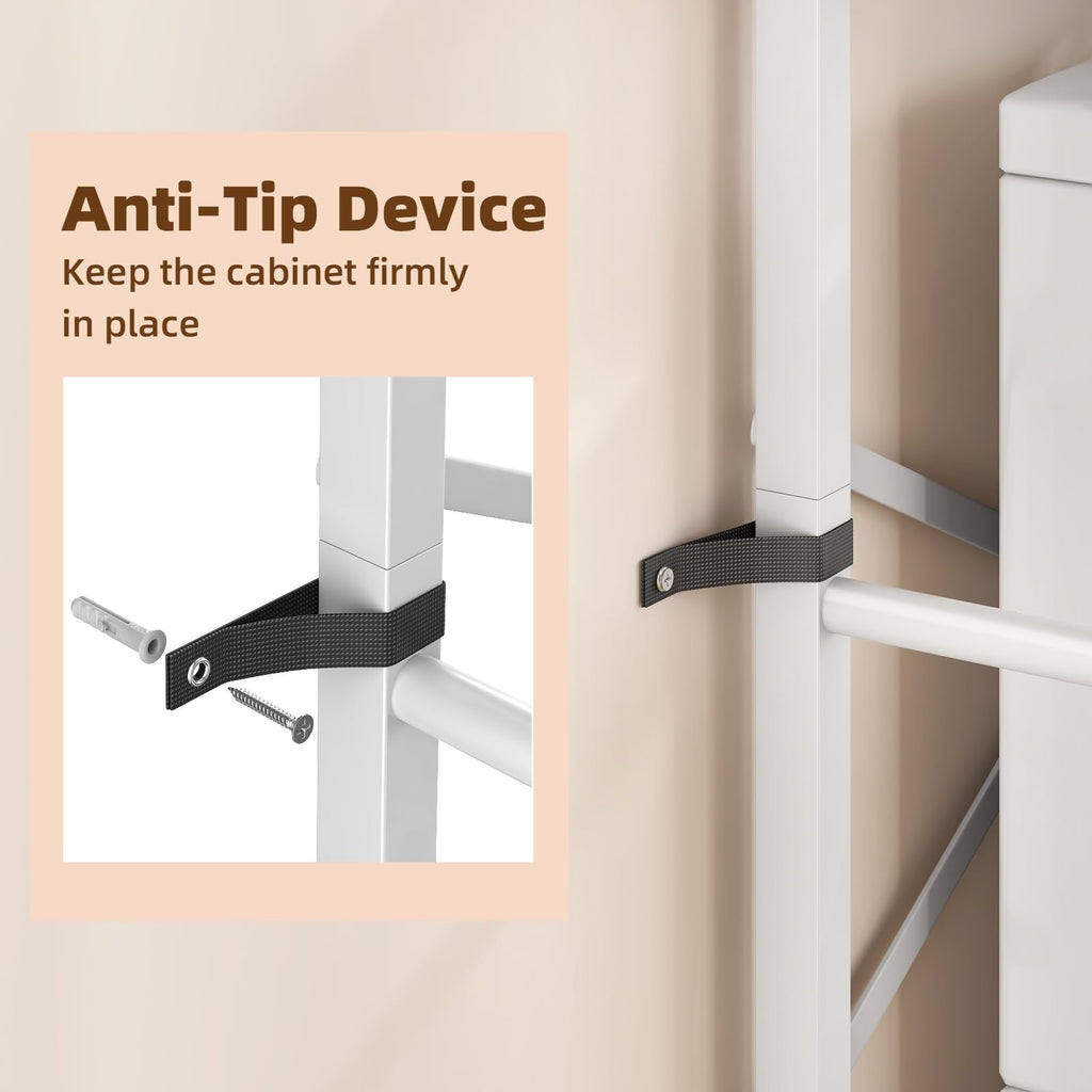 Over The Toilet Storage Cabinet with Adjustable Shelf Z40266