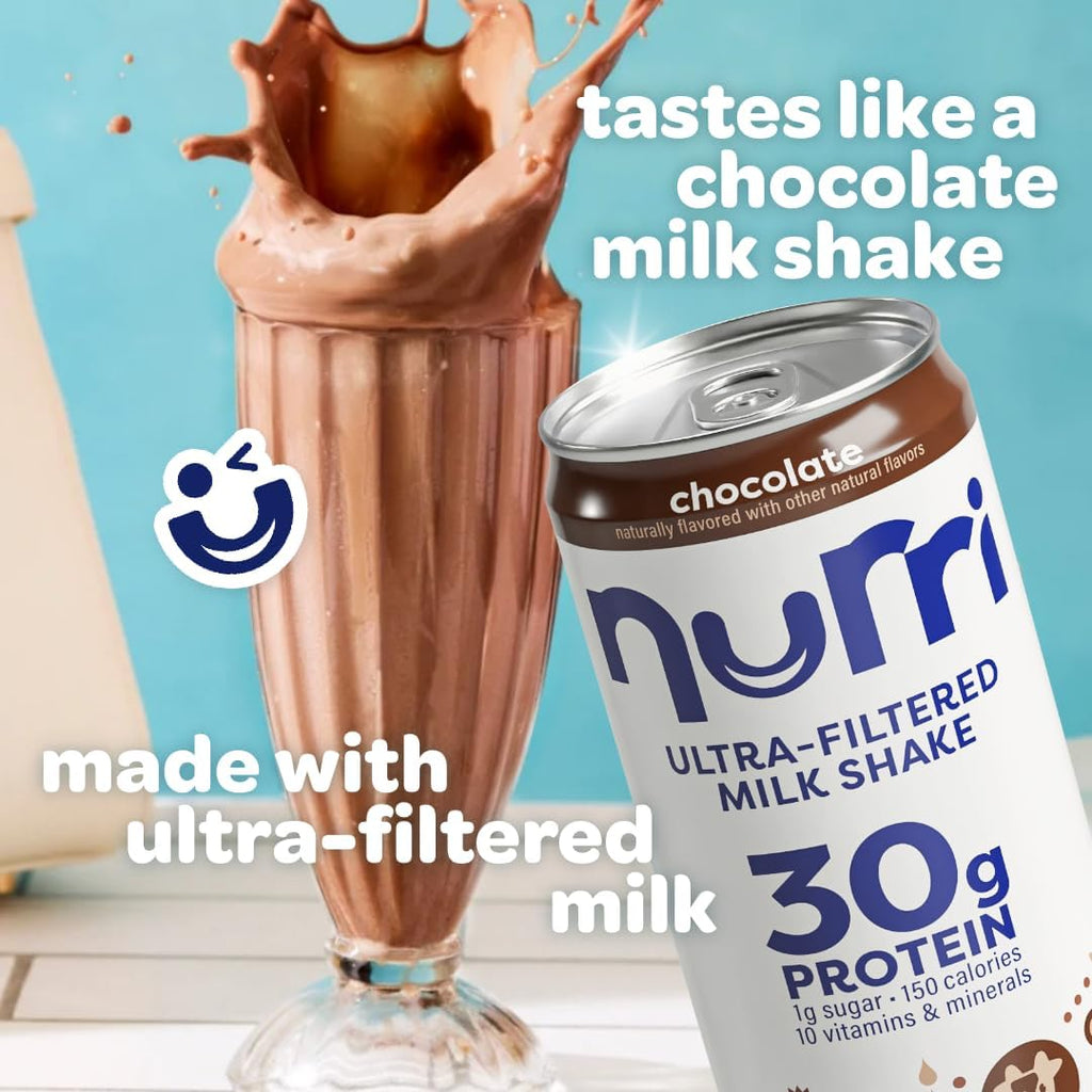 Milk Chocolate Protein Shake, 30g Protein, Lactose Free, 12 Pack A4497