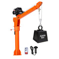 Electric Truck Crane with 12V Electric Winch and 360° Rotating Telescopic Boom Q692574