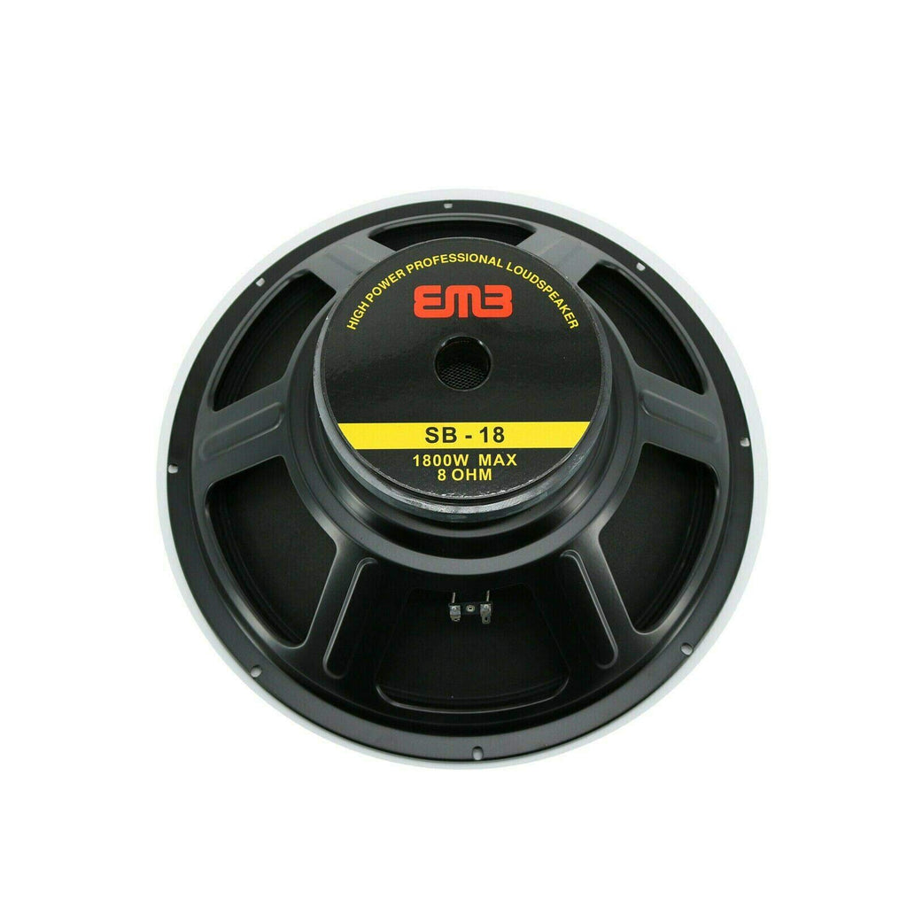 18-Inch Car Audio Subwoofer Speaker, 1800W Max Power, 8 Ohm S42306