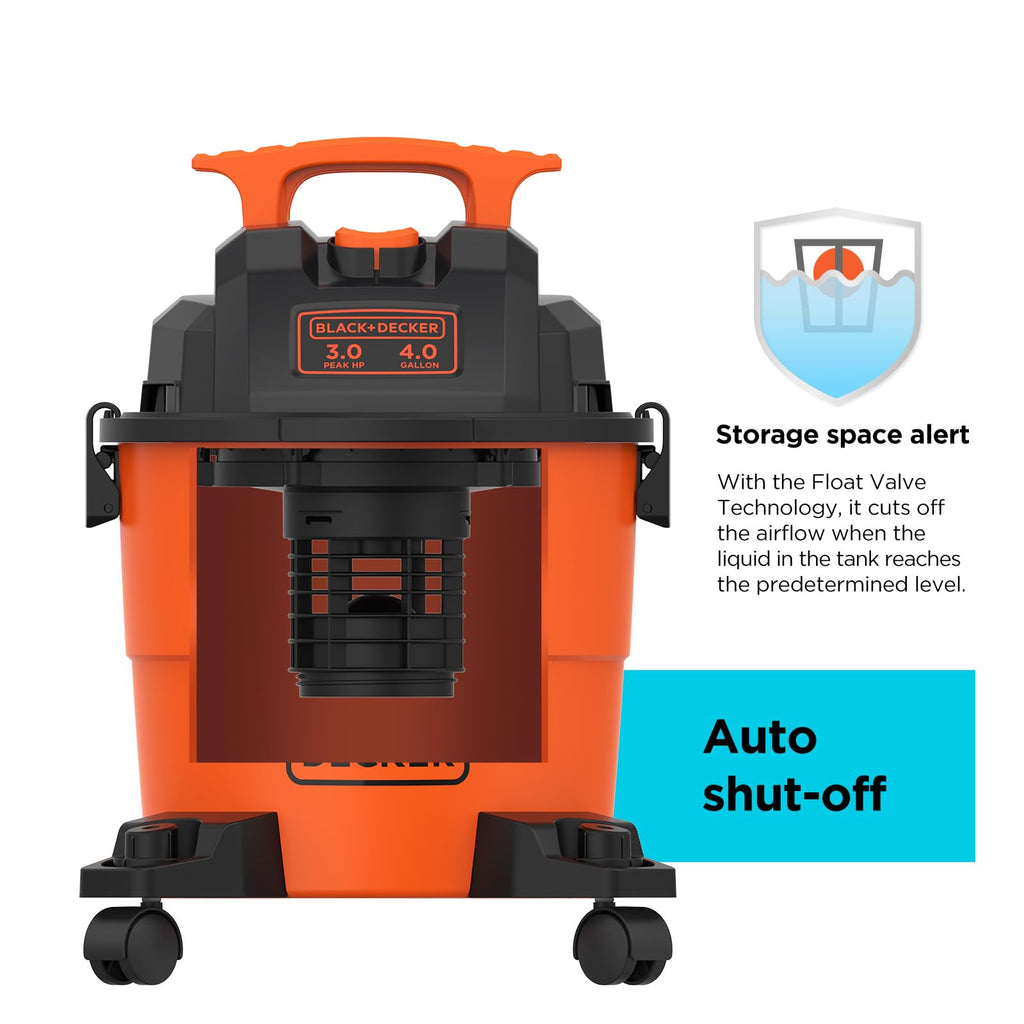 4 Gallon 3-in-1 Wet and Dry Shop Vacuum O246472