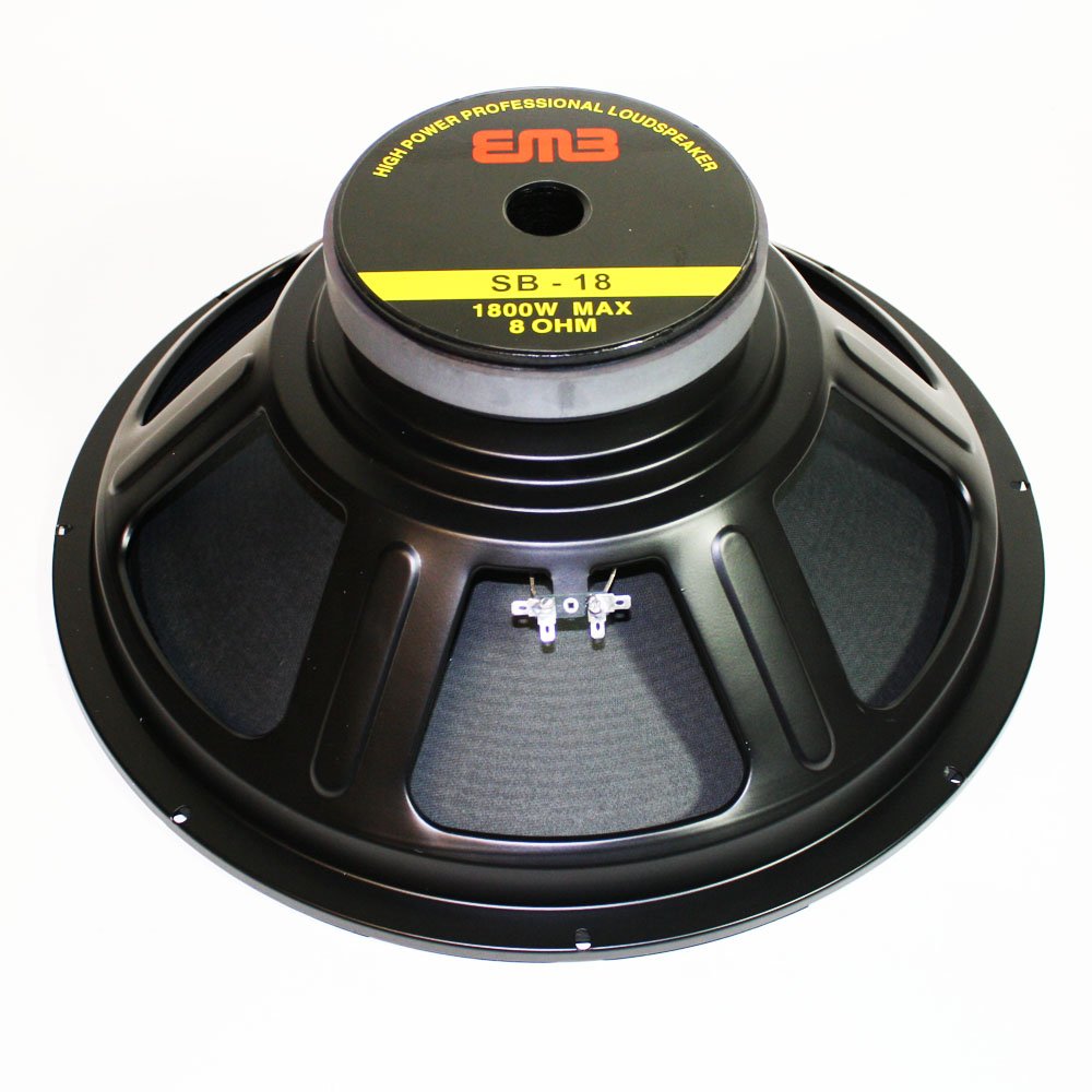 18-Inch Car Audio Subwoofer Speaker, 1800W Max Power, 8 Ohm S42306