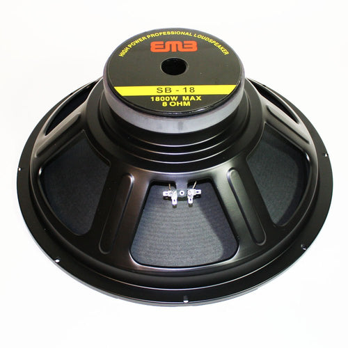 18-Inch Car Audio Subwoofer Speaker, 1800W Max Power, 8 Ohm S42306