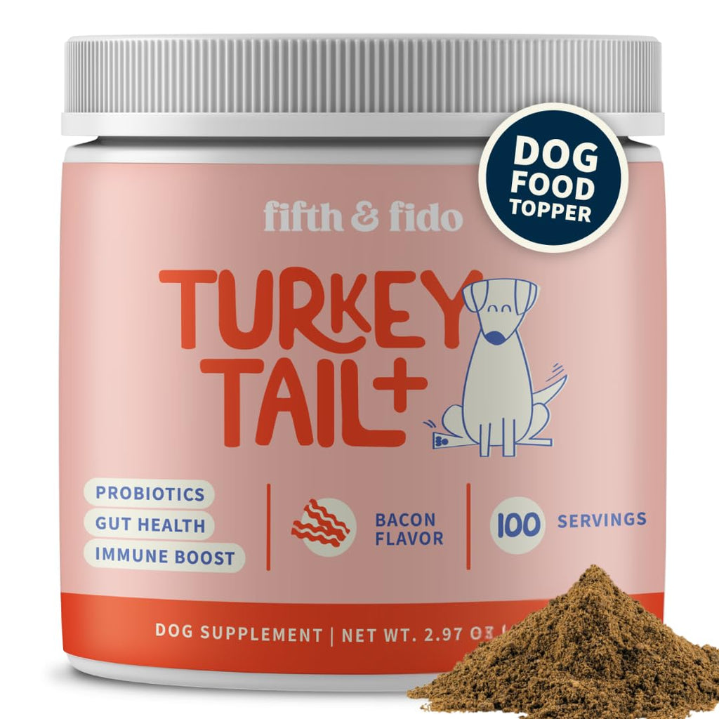 Turkey Tail Mushroom for Dogs Bacon Powder Probiotic H974774