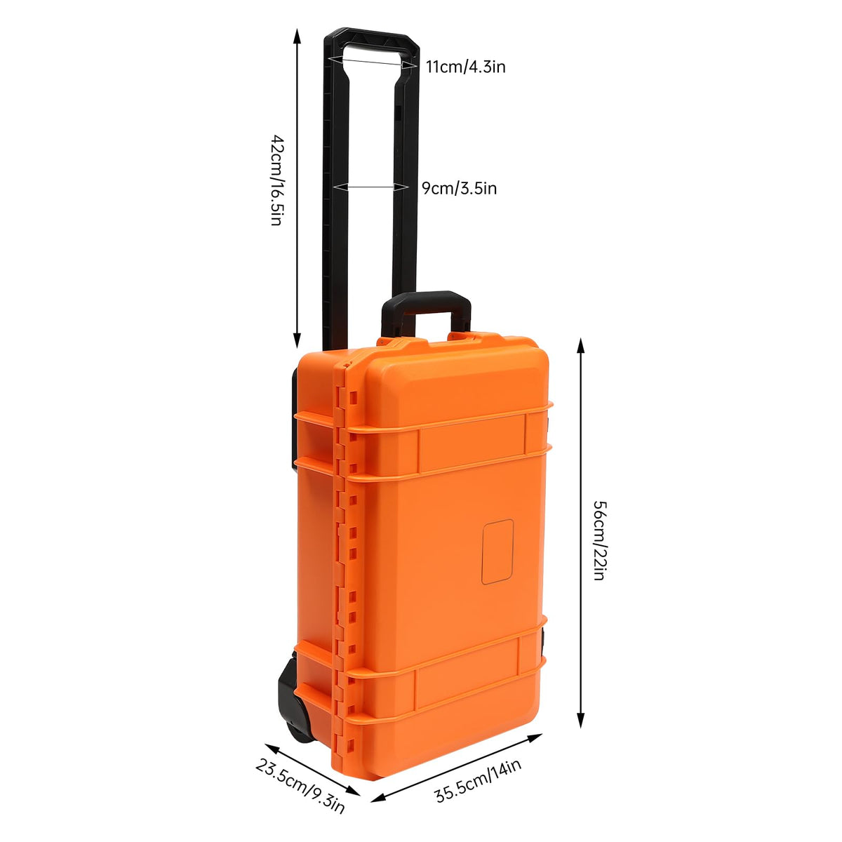IP67 Waterproof Hard Camera Case 22x14x9 Inch W994764