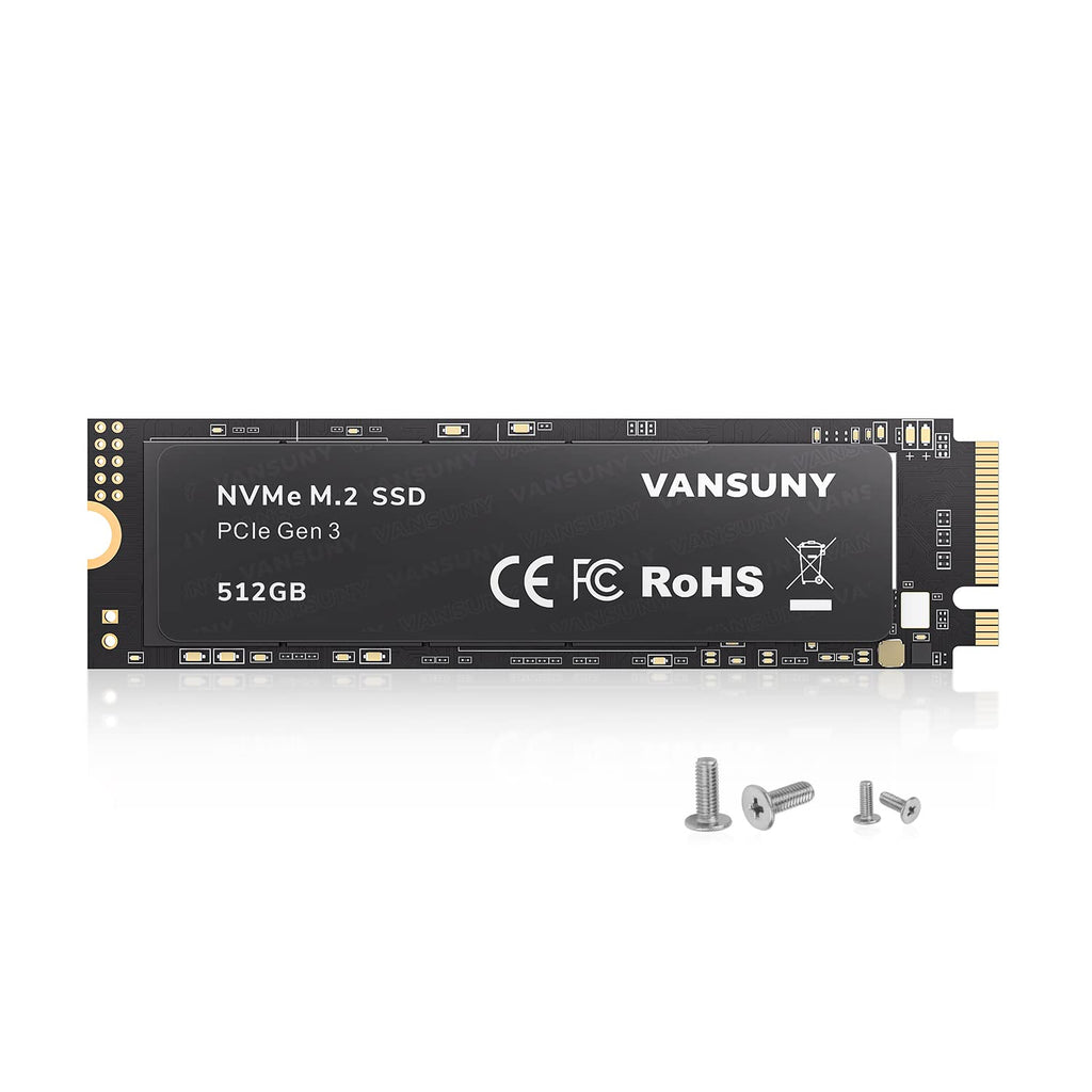 512GB NVMe M.2 Internal Solid State Drive PCIe 3.0 TLC 3D NAND 2280 O729254