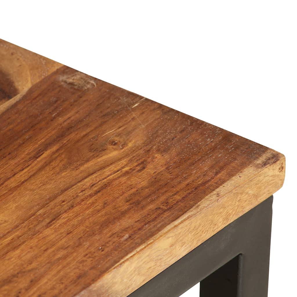 2 pcs Solid Sheesham Wood Nesting Tables C78688