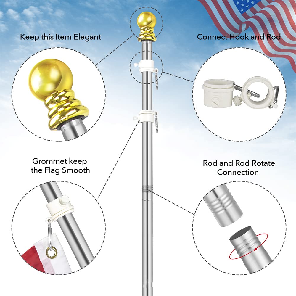Aluminium Alloy Flag Pole Holder Bracket D977