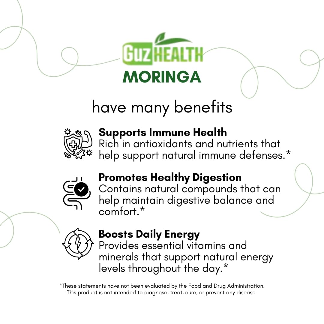 Moringa Oleifera 2000mg Capsules 120 Count Z924061