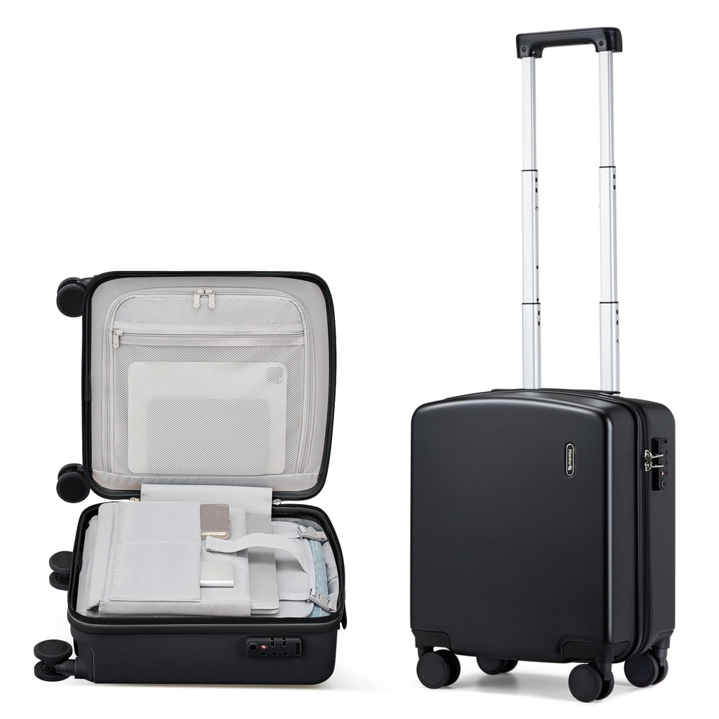 16 Inch Underseat Hard Shell Carry On Luggage with TSA Lock F99218