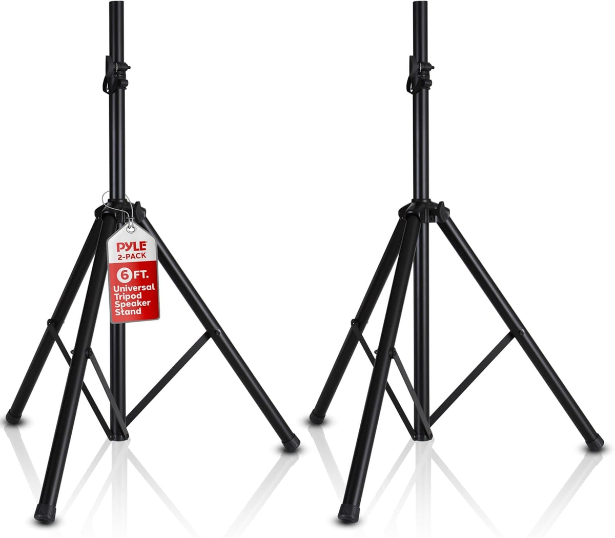Universal Speaker Stand 2-Pack Height Adjustable Tripod Mount C4686
