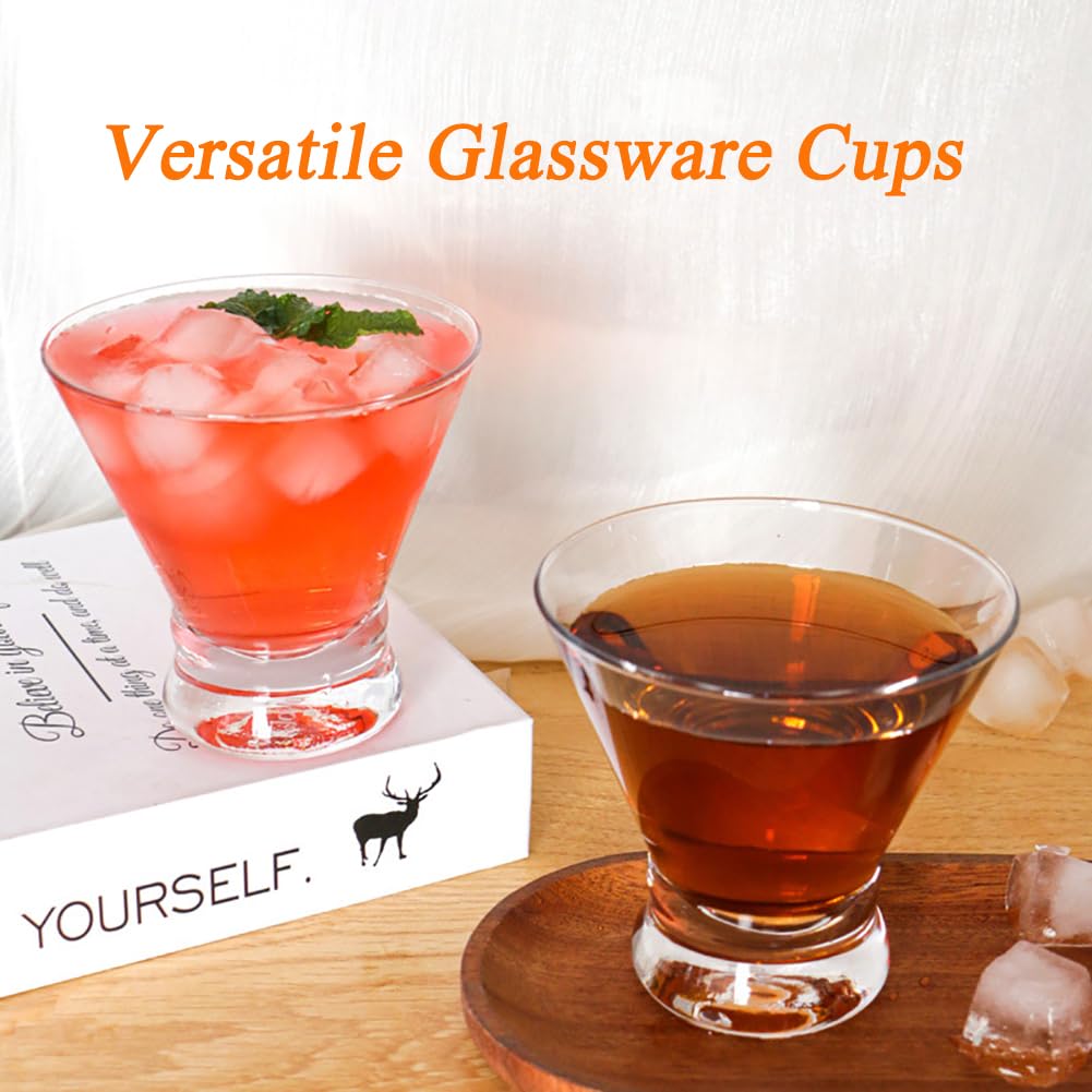 Stemless Martini Glasses Set of 4 L842