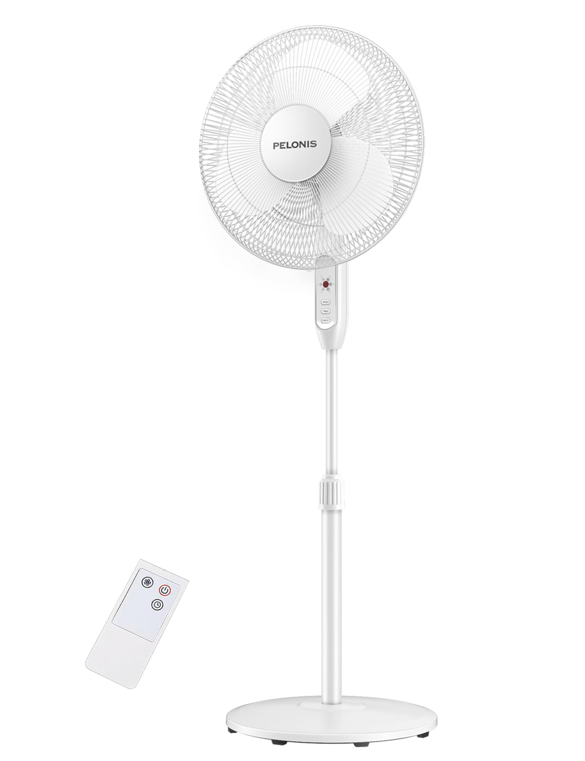 16" Adjustable Oscillating Pedestal Fan with Remote X79599