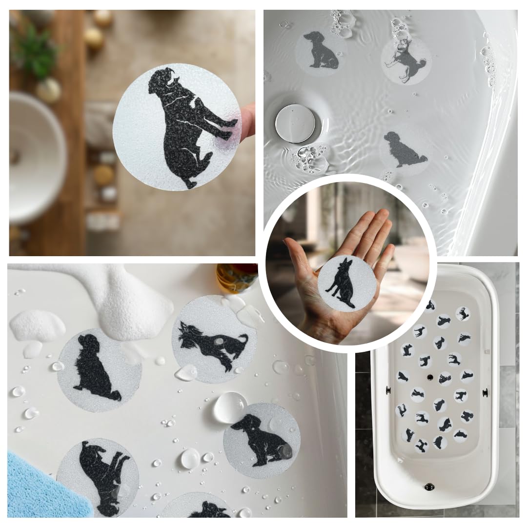24 PCS Non Slip Bathtub Stickers Z50684