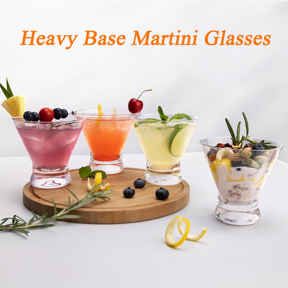 Stemless Martini Glasses Set of 4 L842