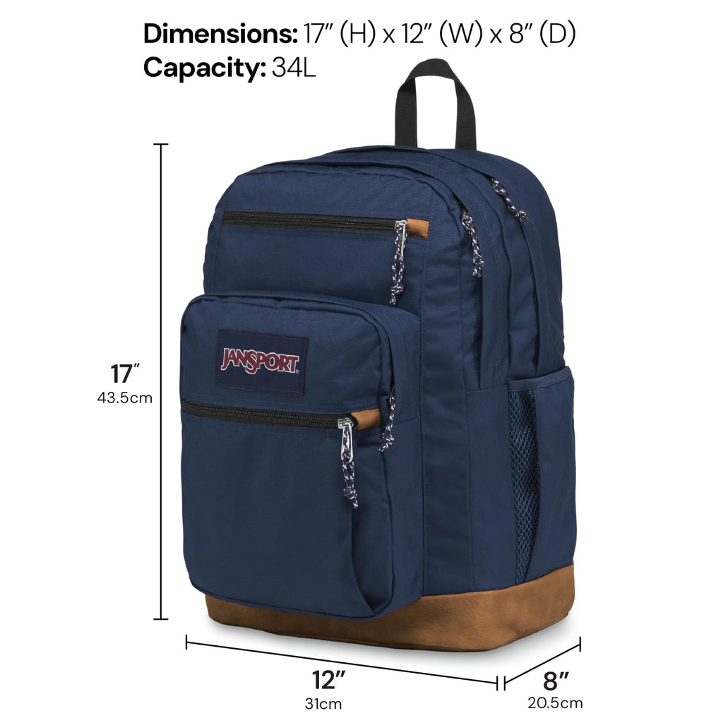 Black 15-inch Laptop Backpack with 2 Compartments O7297