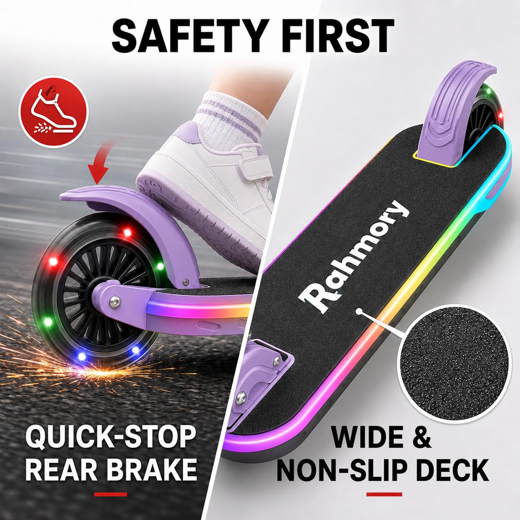Light-Up 2 Wheel Kids Scooter J6447