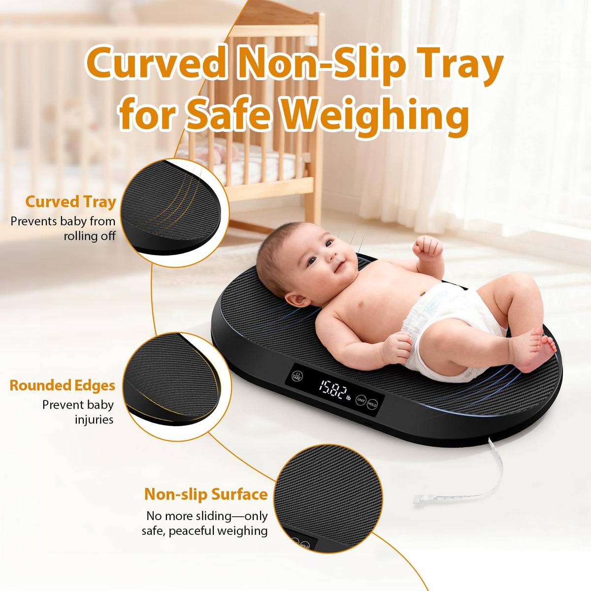 88lb Baby Scale with 60" Tape B10432
