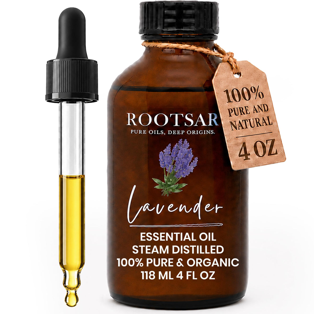 Pure Lavender Essential Oil 4 fl oz V56895