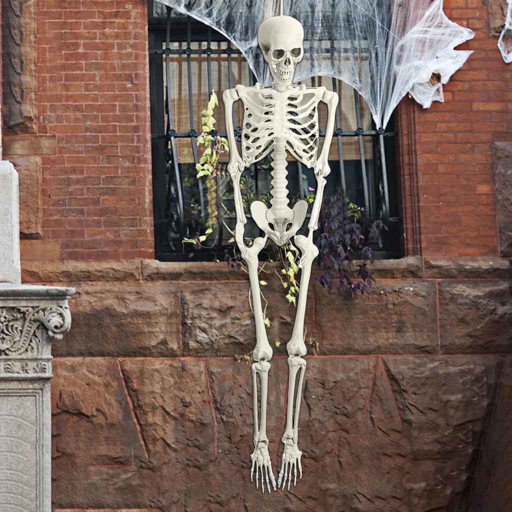 Halloween Skeleton Decoration 65inch Plastic Life Size S856871