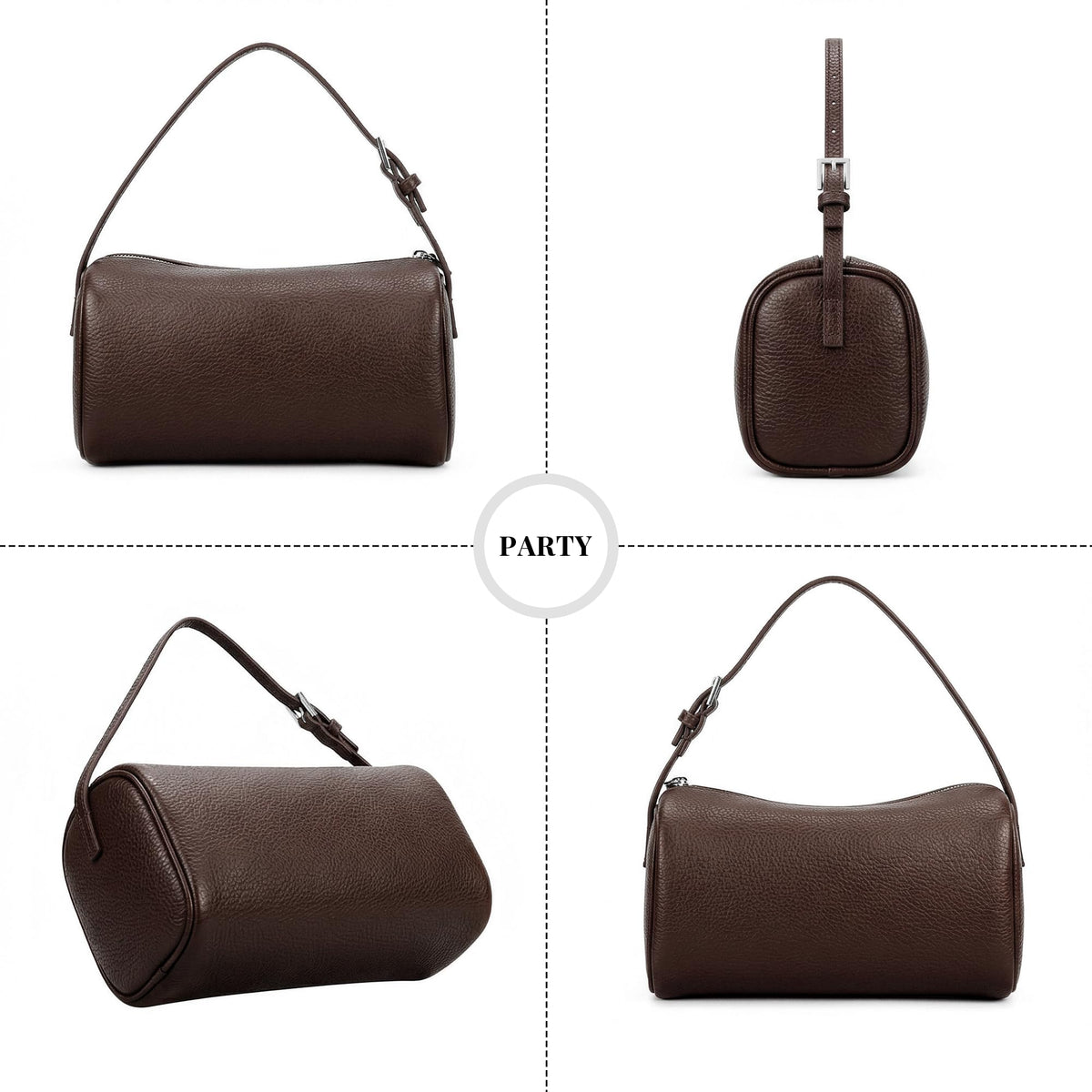 Small Vegan Leather Purse With Adjustable Strap K78360