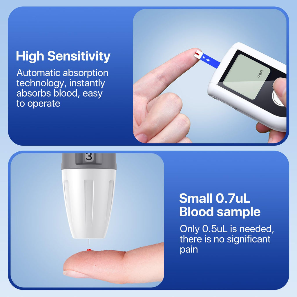 Blood Glucose Test Strips 100ct & Lancets 100ct W4807