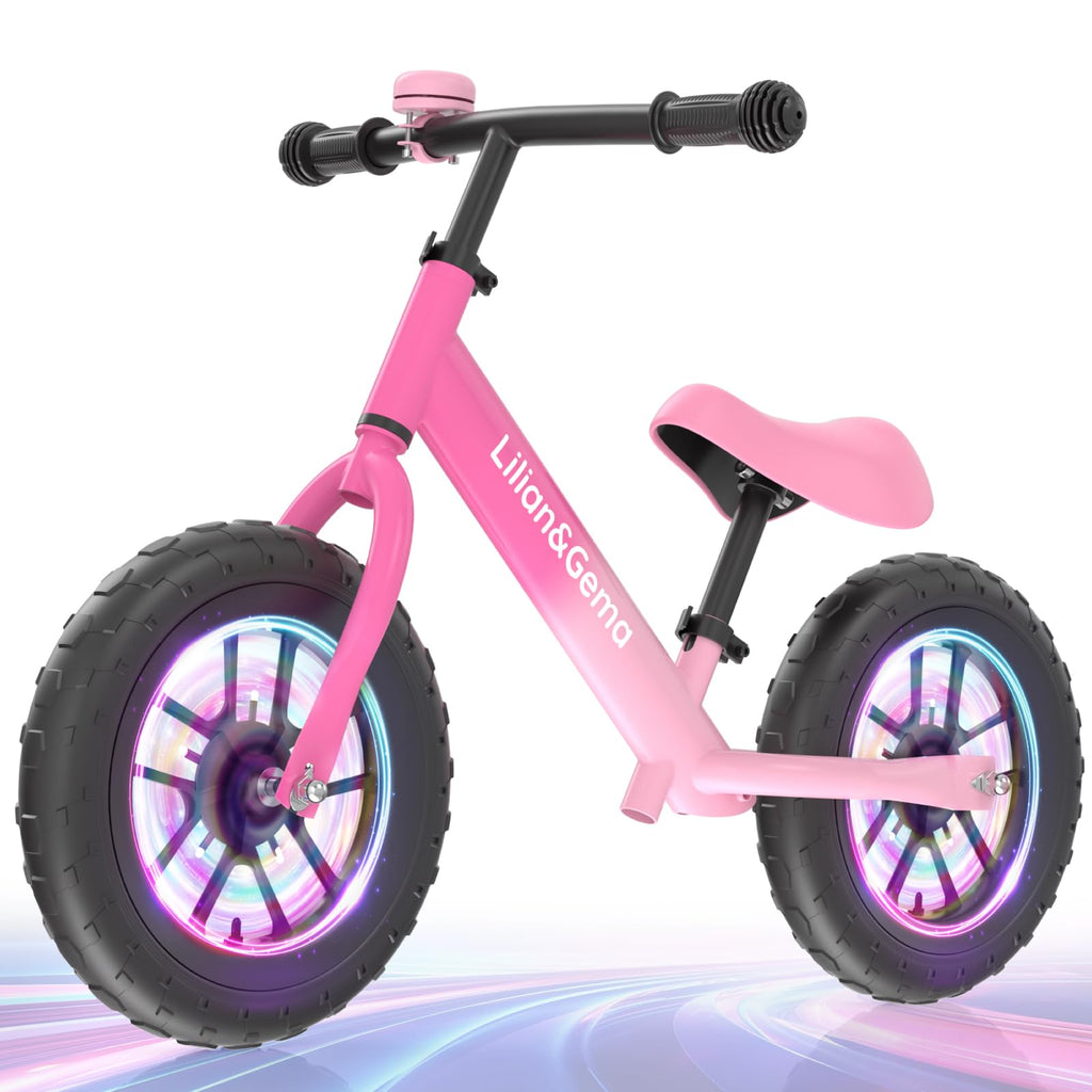 12'' Kids Balance Bike with Adjustable Seat & Handlebar V96342