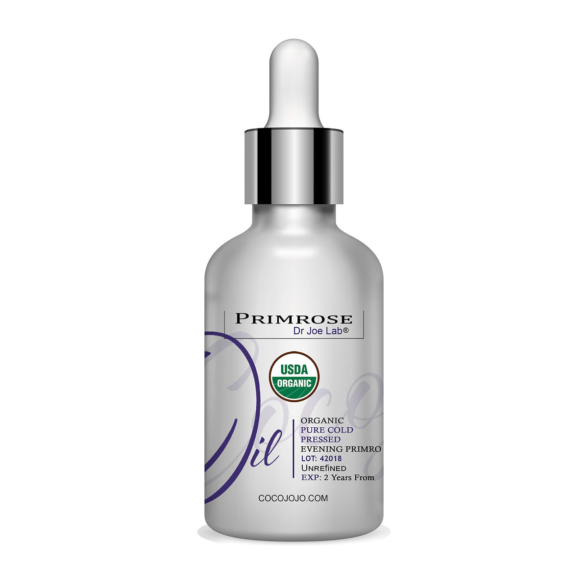 Organic Cold Pressed Evening Primrose Oil 1 oz F9249