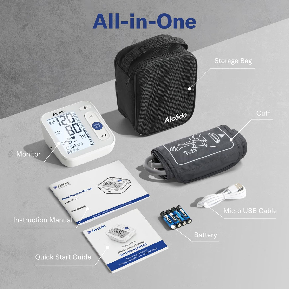 Blood Pressure Monitor Upper Arm Cuff R3792