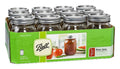 16 oz Regular Mouth Mason Jar with Lids and Bands (12 Units) E140450
