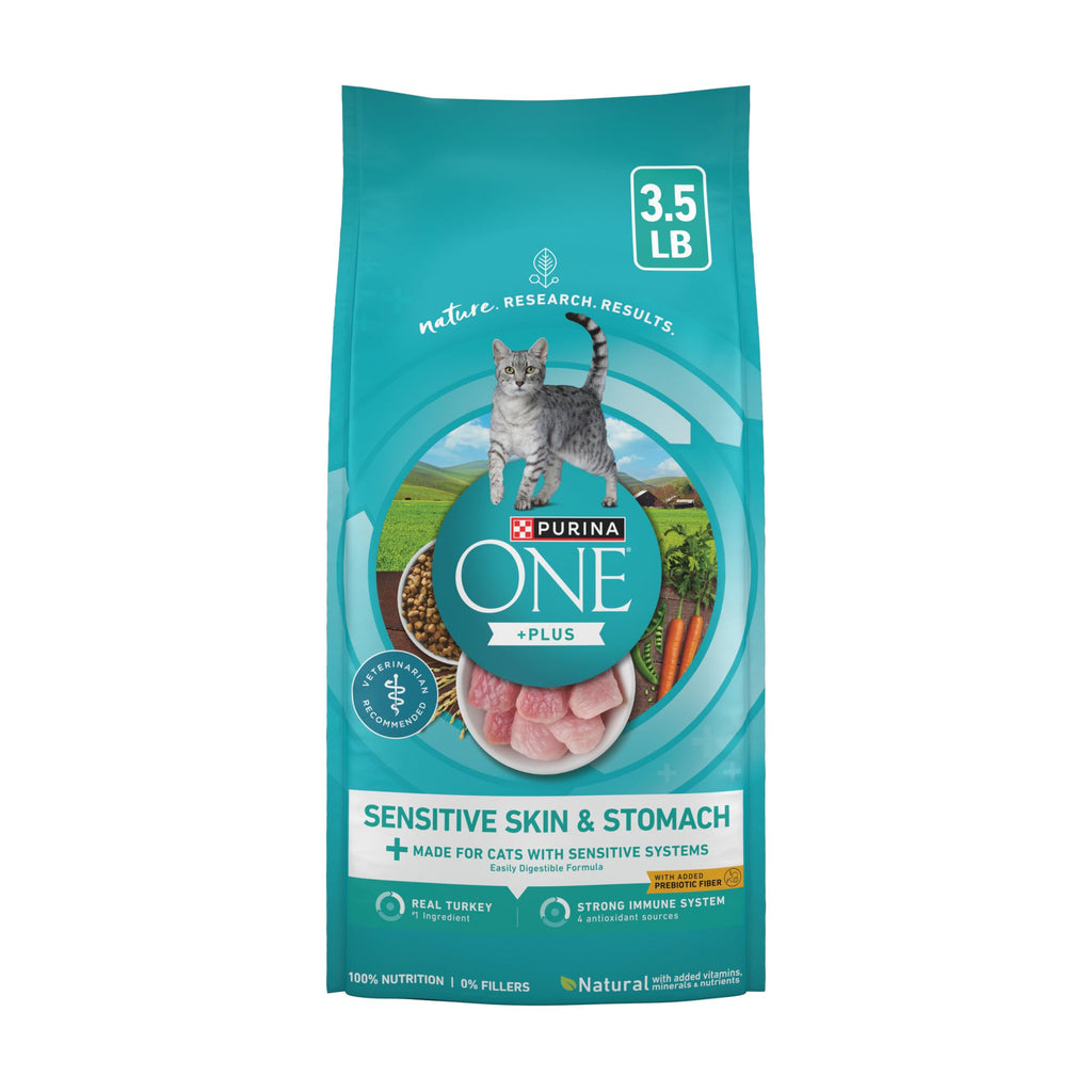 Sensitive Skin and Stomach Dry Cat Food 3.5 lb Bag N386400