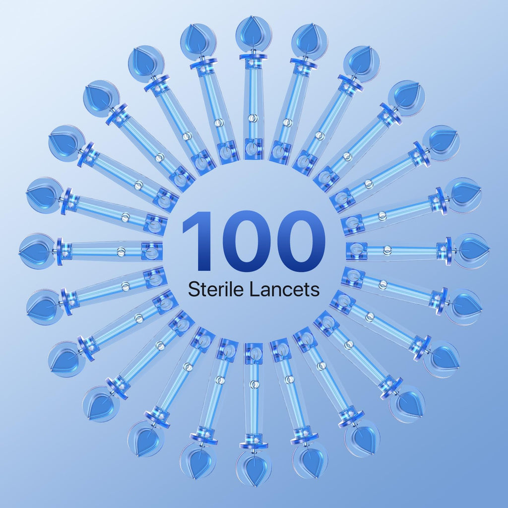 Blood Glucose Test Strips 100ct & Lancets 100ct W4807