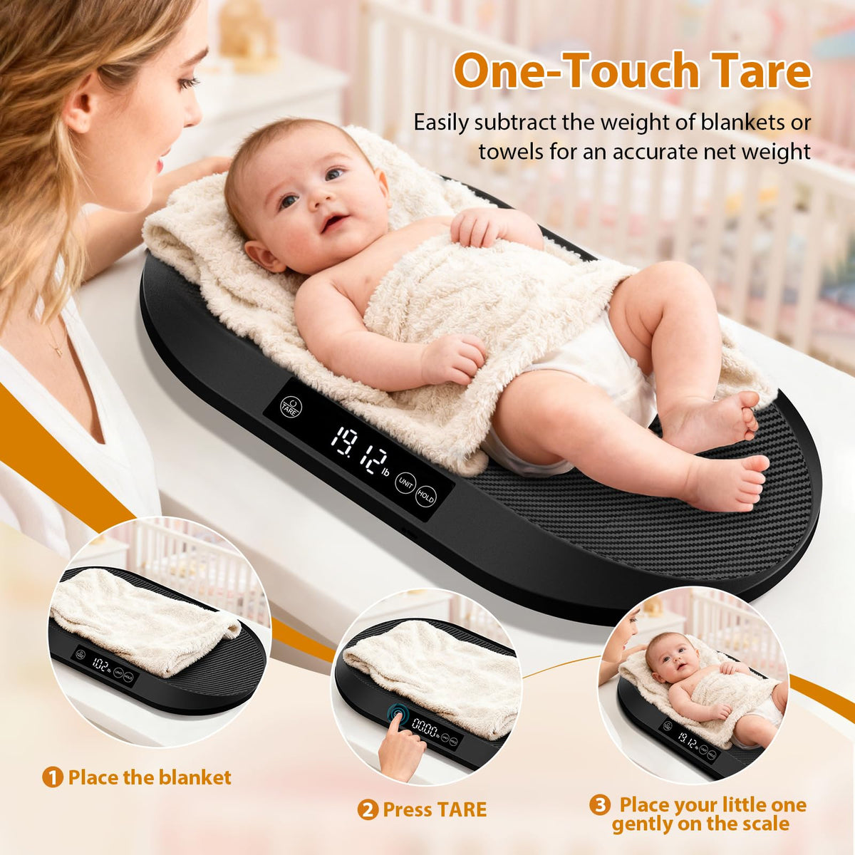 88lb Baby Scale with 60" Tape B10432