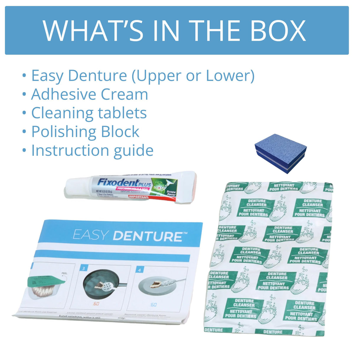 Boil-&-Bite Functional Denture Set Z15922
