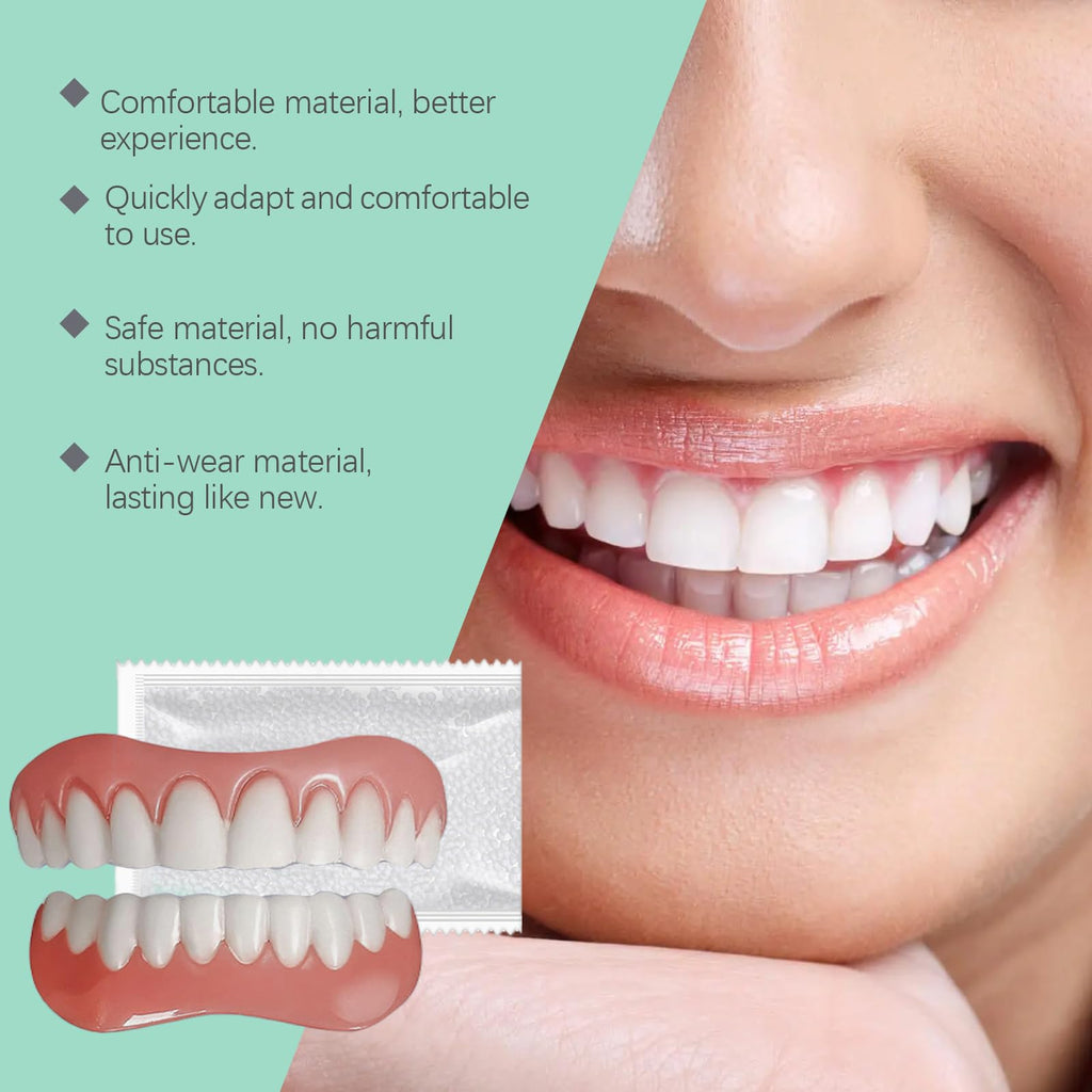 Soft Denture Silicone Veneers, Upper and Lower Denture Set C48884