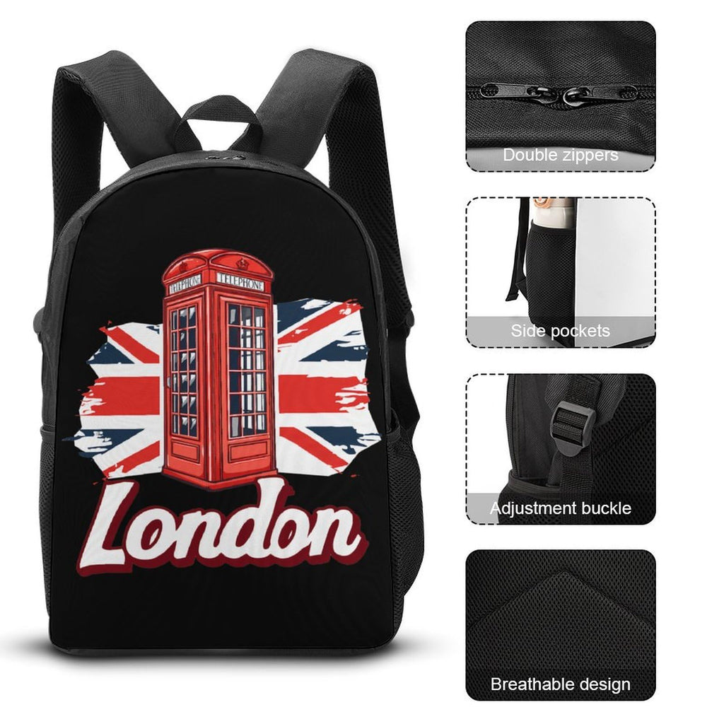 Backpack with Lunch Box Pencil Case Y352