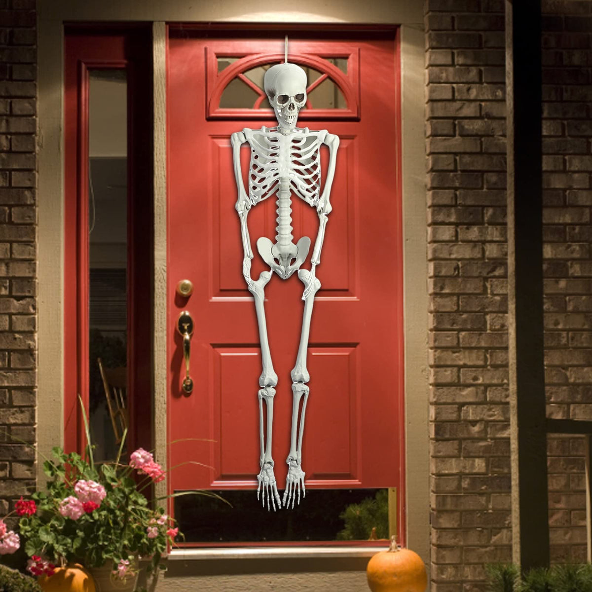 Halloween Skeleton Decoration 65inch Plastic Life Size S856871