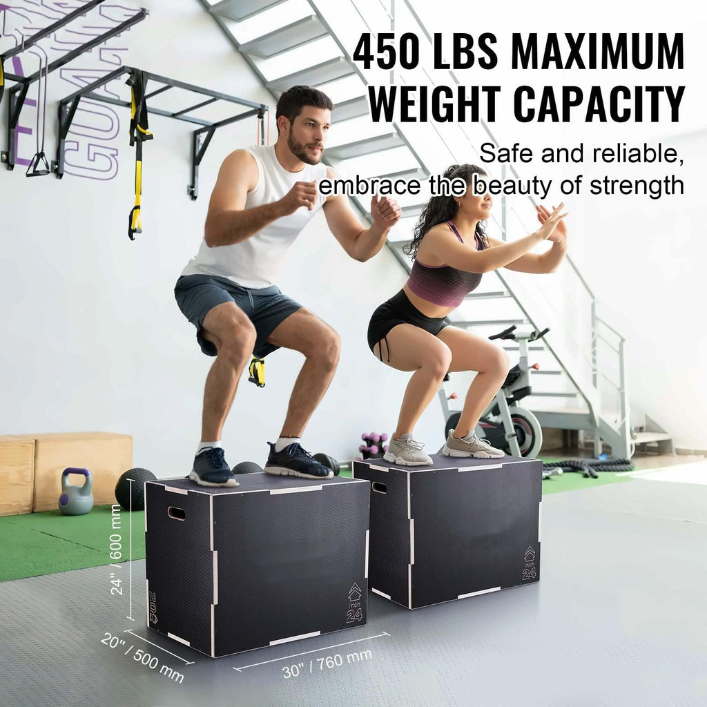 3 in 1 Wooden Plyo Box Z6295
