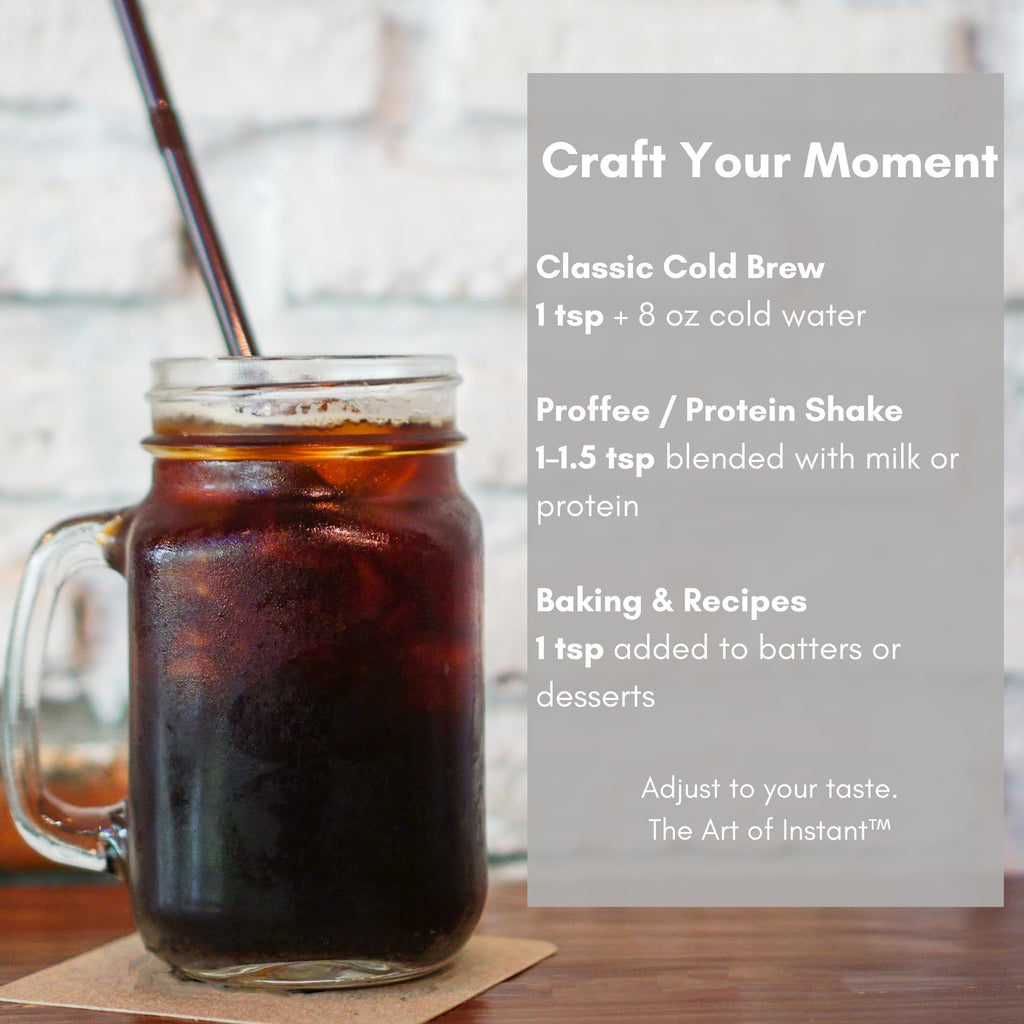 Instant Cold Brew Coffee Powder, 10 oz H99958